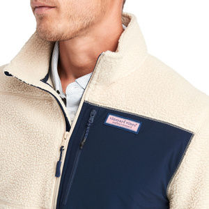 Mens Vineyard Vines Stillwater Chest Pocket Sherpa